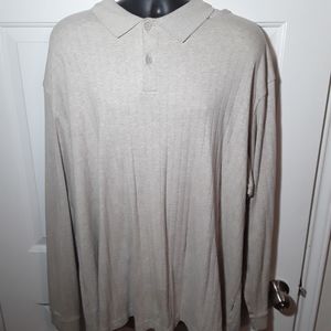 Covington Men's Long Sleeve Polo Shirt size XXL
